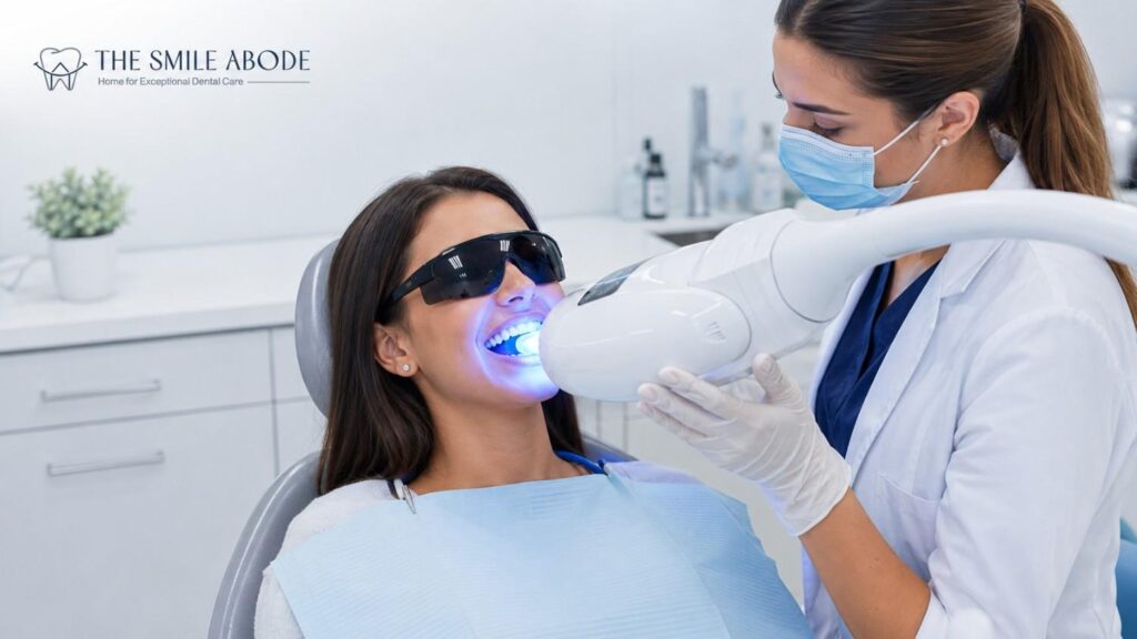Professional teeth whitening treatment in Gurugram dental clinic