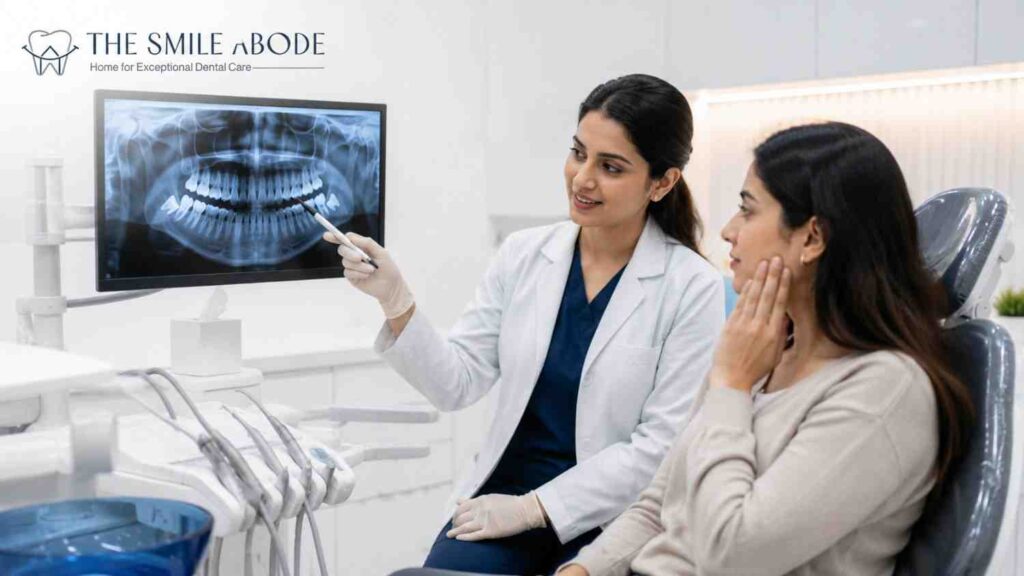 Painless wisdom tooth removal procedure at dental clinic in Gurugram